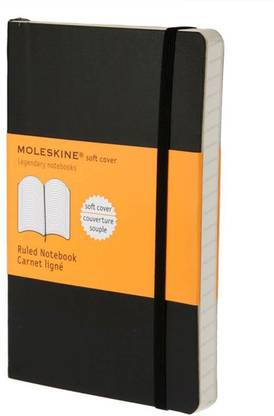 Moleskine Soft Cover Pocket A6 Notebook Ruled 192 Pages