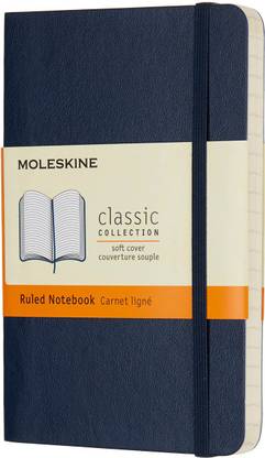Moleskine Classic Soft Cover Pocket A6 Notebook Ruled 192 Pages