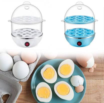 Teblite Double Layer Electric Egg Boiler, Cooker, Poacher (Multicolor, 14 Eggs) Solid Egg Cooker
