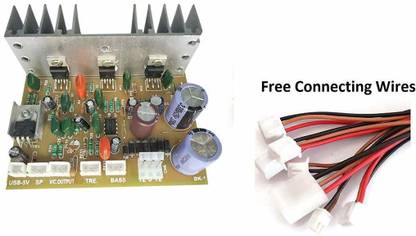 3REE 2.1 Home Theater Kit Board Amplifier Circuit with Bass Boost with Wires Electronic Components Electronic Hobby Kit