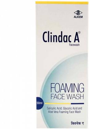 ALKEM Clindac A Foaming Facewash 50ml(pack of 2) Face Wash