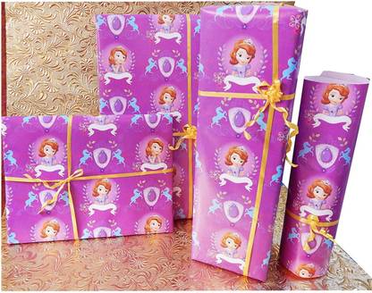 ThemeHouseParty THP-GIFT-WRAP-PAPER-SOFIA-PRINCESS frozen Paper Gift Wrapper