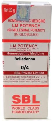 SBL Belladonna 0/4 LM Globules