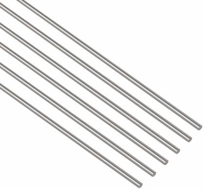 Pyramid (Pack of 2) SS Smooth Rod 8mm OD 1000mm (1mtr) Long for 3D Printer CNC Robotics DIY Projects with Best Quality 1 meter Rebar