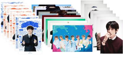 Pack of 26 BTS ARMY Band Members Photos | for BTS lovers | HD Quality Photographic Paper