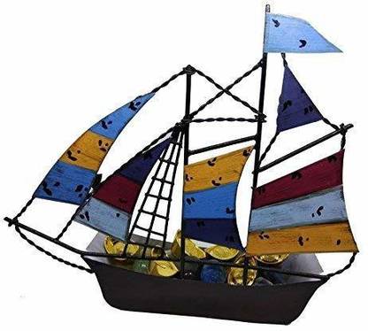 Plus Value Vastu and Feng Shui Ship Decorative Showpiece  -  7 cm