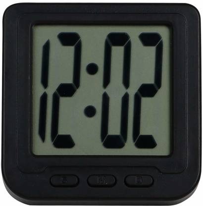 Red Champion Mini Digital LCD Table Desk Calendar Timer Stopwatch Car Dashboard Office Desk Digital Stop Watch