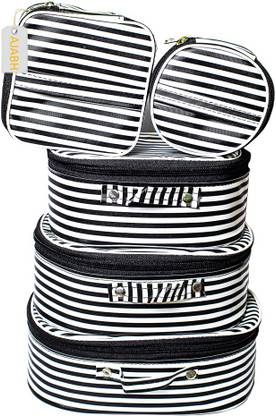 Ajabh High Quality Multipurpose Set Of 5 Pc Cosmetic Storage Box Vanity Box With Mackup Kit Storage Box / Mackup Organizer Vanity Box