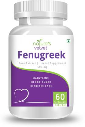 Natures Velvet Lifecare Fenugreek Pure Extract 500 mg