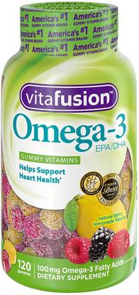 Vitafusion Omega-3, Gummy Vitamins for Adults