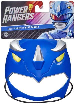 Power Rangers Mighty Morphin Blue Ranger Mask for Roleplay, Ages 5 and Up, Great Halloween Costume, Dress Like a Ranger