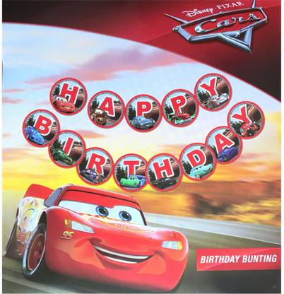 ThemeHouseParty Bunting Banner Cars Banner