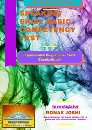 Speaking Skill Basic Competency Test (Standardized Tool)
