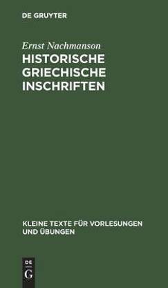 Historische Griechische Inschriften