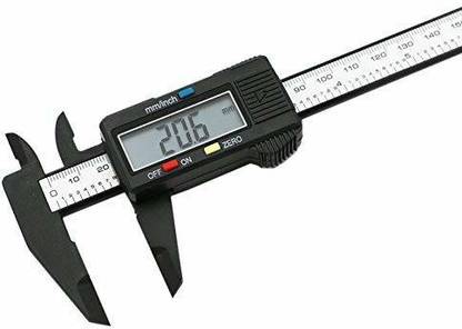 Viratretail New 150Mm 6Inch Lcd Digital Electronic Carbon Fiber Vernier Caliper Gauge Micrometer Digital Caliper