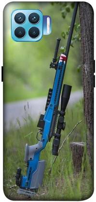 लकी मोबी.कॉम बैक कवर OPPO F17 PRO ( gun wallpaper) PRINTED BACK COVER के लिए