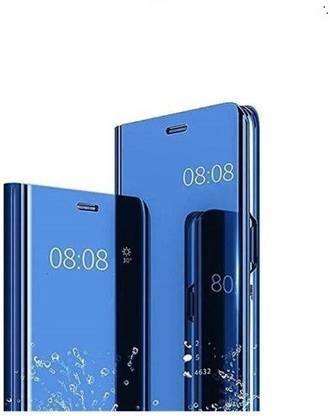 Senix Memory Card Case for Samsung Galaxy S10 Lite Smart Clear View Mirror Flip With Luxury Stand