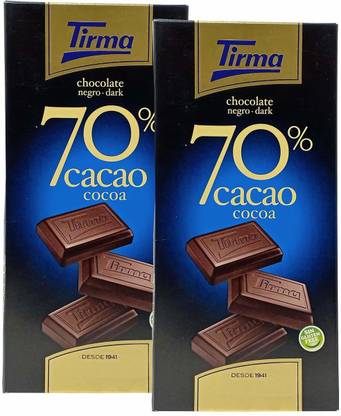 tirma Dark Chocolate 70% Cacao Bars