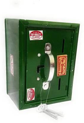Smarts collection Iron Gullak, Money Bank, Coin Collecting Box ( Multicolor ) Coin Bank (Multicolor) Coin Bank