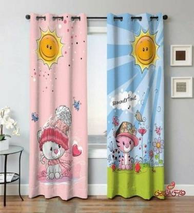 nobel fab 60 cm (2 ft) Polyester Blackout Window Curtain (Pack Of 2)