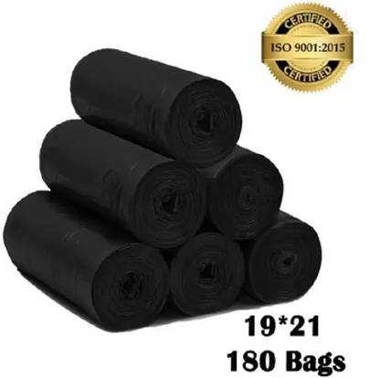 SUVIDHA JUNK PACK O6 ROLLS Medium 13 L Garbage Bag (180 Bags) Medium 13 L Garbage Bag  Pack Of 180
