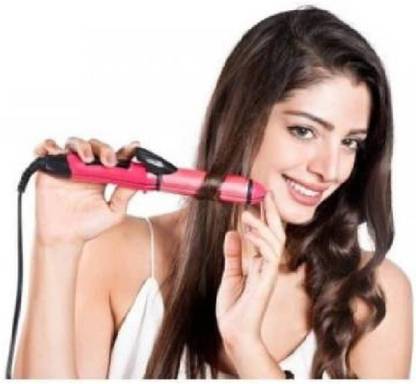 ROM 2 in 1 hair Carlie Hair Straightener (Pink) Hair Curler