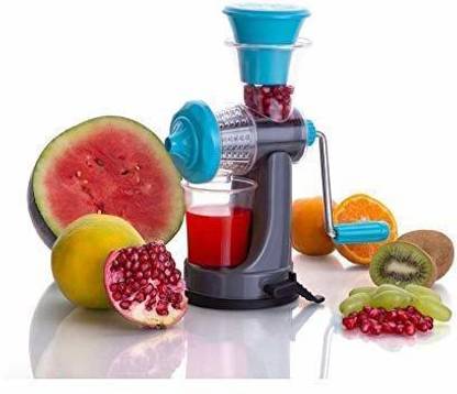 Ethnic Forest Plastic New Big Smart Hand Press Juicer Machine for Fruits and Vegetables with Handle Hand Juicer