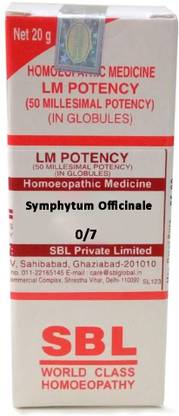 SBL Symphytum Officinale 0/7 LM Globules