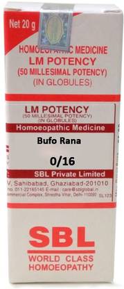 SBL Bufo Rana 0/16 LM Globules