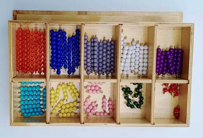 JNANAGAMYA Montessori-Maths Colour Beads Stairs…
