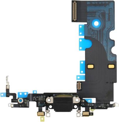 Unique4Ever Replacement For IPhone 8 Charging Port Flex (Black) IPhone 8 Charging Connector Flex cable