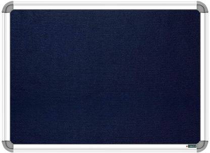 SRIRATNA 1.5 X 2 Feet Notice Pin-up Display Blue Board for Office, School and Home Notice Board