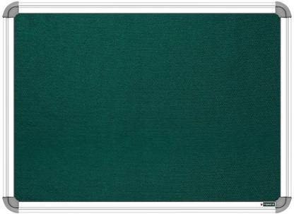 SRIRATNA 1.5 X 2 Feet Notice Pin-up Board/ Pin-up Board/ Soft Board/Bulletin Board/Pin-up Display Board for Home, Office and School, Green Notice Board