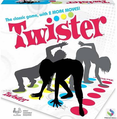 HEZKOL Twister Game More Colored Spots Game for 2 or More Players Outdoor Game Party & Fun Board Game