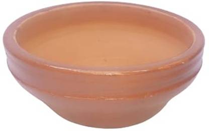 MiiArt mitti ki Handi,mitti ki duhi Handi(Color-Brown)(Material-Soil)(Size-Small) Pack of 1 Piece. Handi 0.5 L