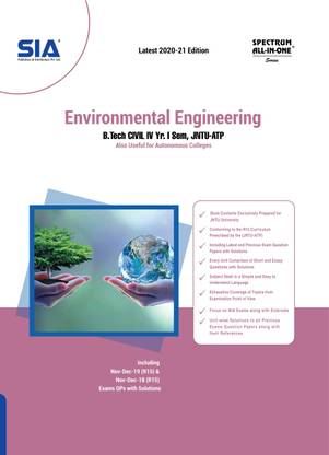 Environmental Engineering, B.Tech IV-Year I-Sem (CE) R15, JNTU-Anantapur, Latest 2020-21 Edition