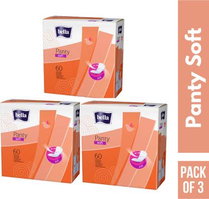 Bella Panty Soft 60 Pcs Each (3PKT) Pantyliner