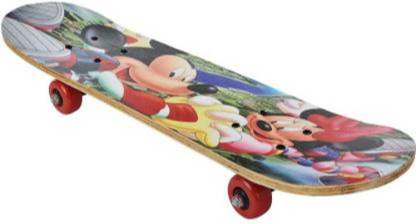 S.V.Enterprises Long Board Four Wheel Scooter Pulley Wheel Double Maple Layer Roller Board for Kid Sport 6x23.5 inch Skate Board 6 inch x 23.5 inch Skateboard