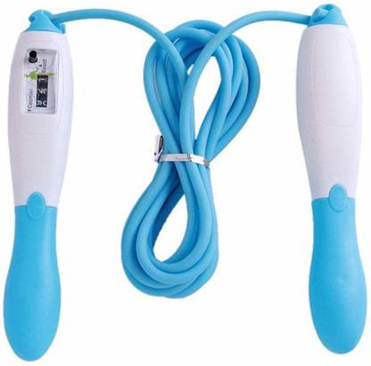 Spocco Automatic Counting Adjustable Skipping Rope with Comfortable Handles Freestyle Skipping Rope