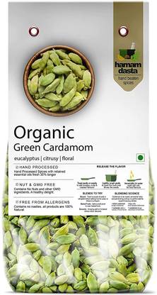 HamamDasta Dried Whole Green Cardamom Choti Elaichi, 50g by HyperFoods
