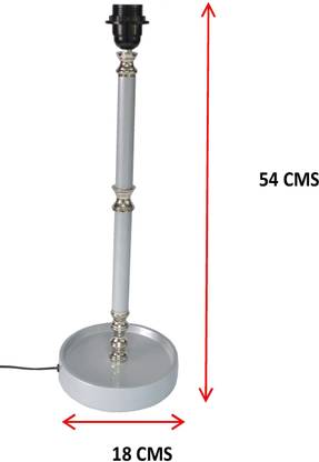 nikita lighting ALUMINIUM LAMP BASE 54 CM GREY WITH GOLD Table Lamp