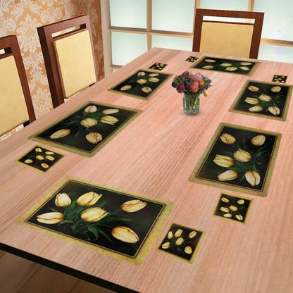 E-Retailer Multicolor Polyester Table Linen Set