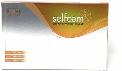 Medicept SelfCem Dual-cure Resin Cement Self-Adhesive Resin Cement - 5ml (SHADE A2) Teeth Whitening Kit