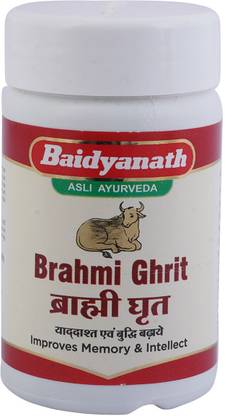 Baidyanath Brahmi Ghrit 100g Improve memory and Intellect