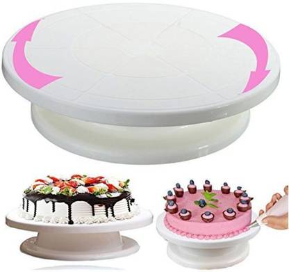 JARD ENTERPRISE 360 Degree Rotational Turntable for cake making Full Cake Maker Cake Maker