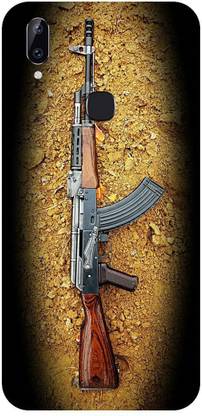 SAVETREE Back Cover for Vivo Y83 Pro, Vivo 1726, Ak-47, Danger, Gun, Back Cover