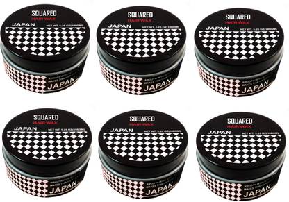 SQUARED Smooth Hair Waxfor Hair Styling Pack of 6 ( 600 G ) Hair Wax