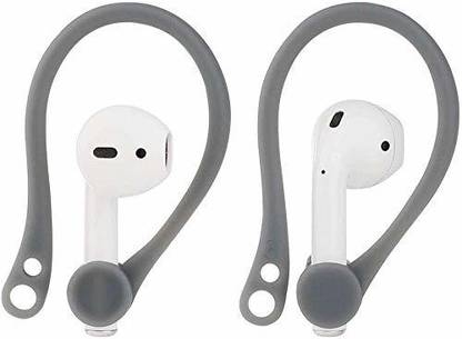 OJOS Earhooks Compatible withs 2 ands 1 Anti-Lost Secure Earhook Holder Ear Attachment Loops Clips for Earbud Earhook Hooks (Grey) Over The Ear Headphone Cushion