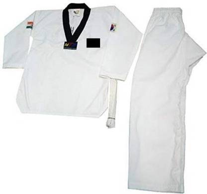 RS TAEKWONDO UNIFORM Dress size No. 26 = 110 cm with white belt Martial Art Uniform Martial Art Uniform
