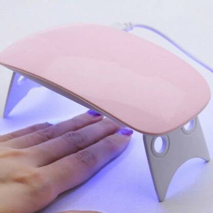 Beefys Lamp Usb UV Nail Dryer Gel Nail Polish Art Tool, SUN Mini Nail Dryer 6W UV Gel Polish Curing LED Lamp Portable Manicure Tool Nail Polish Dryer